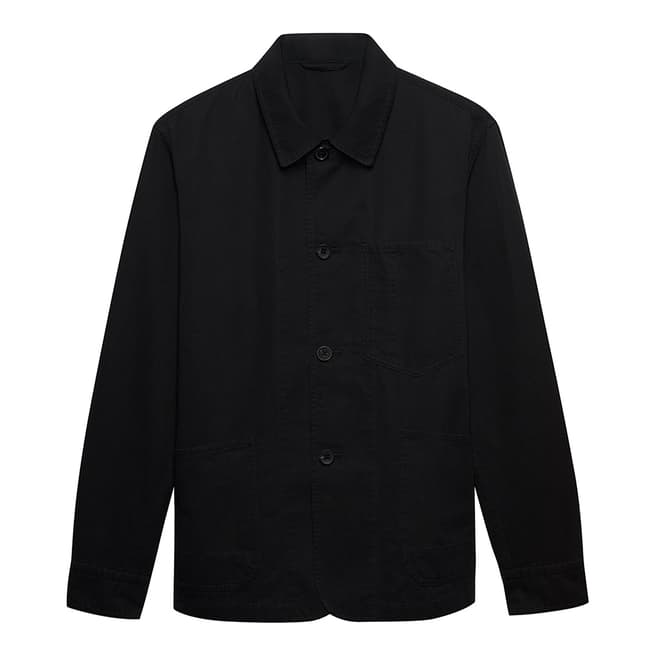 Thomas Pink Navy Cotton Blend Workwear Jacket