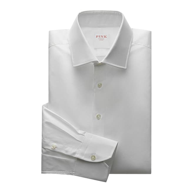 Thomas Pink White Royal Oxford Tailored Fit Shirt