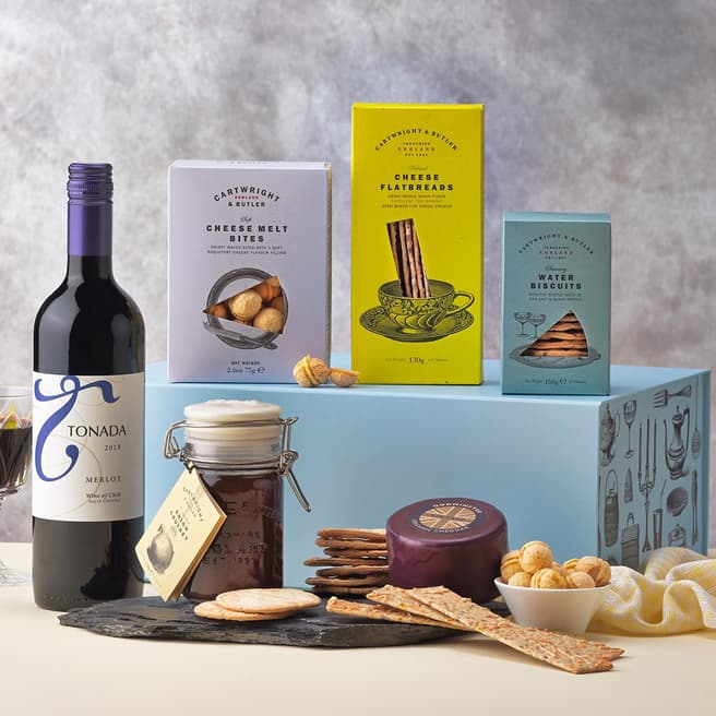 Cartwright & Butler The Cheese and Wine Night Selection Hamper