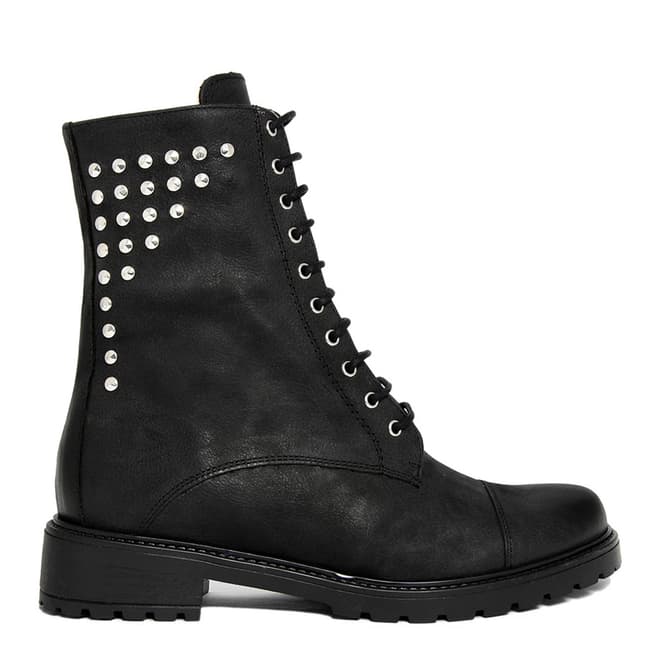 Bluetag Black Artico Leather Boot