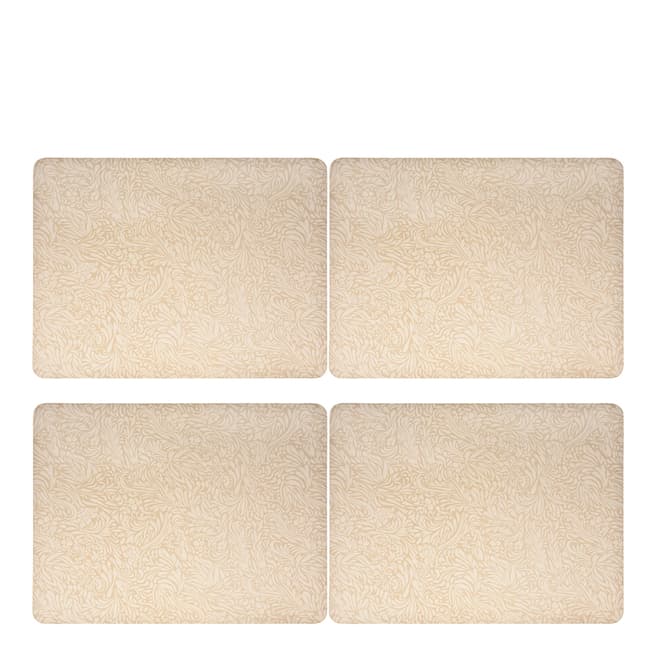 Monsoon Set of 4 Lucille Gold Placemats