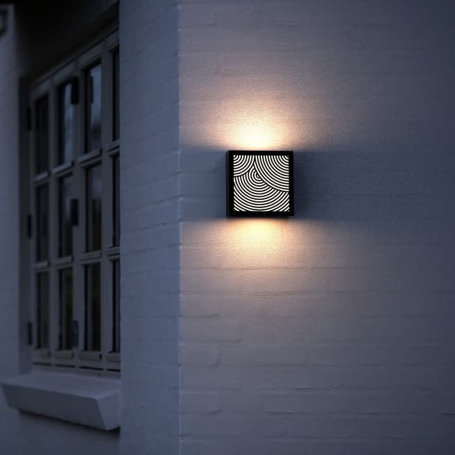 Nordlux Maze Black Bended LED Wall Light