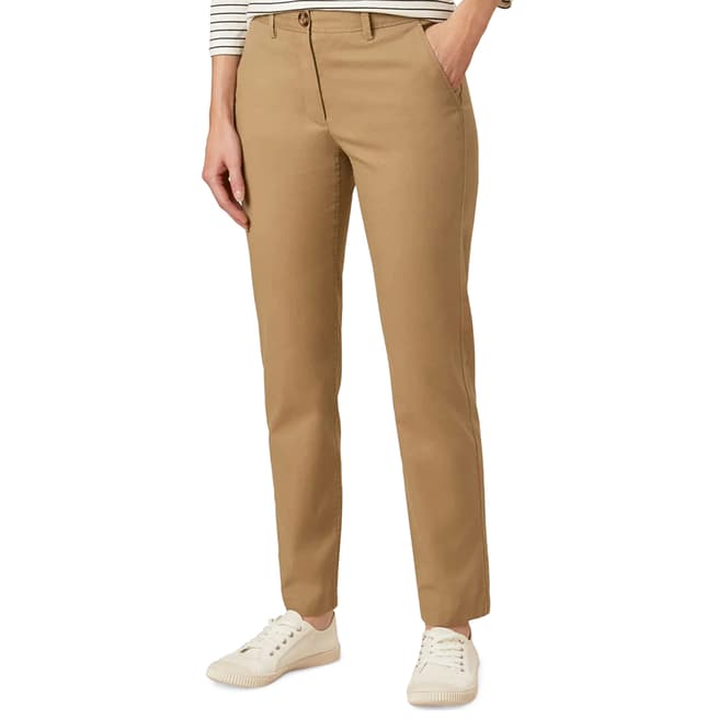 Hobbs London Beige Paislyn Stretch Chinos