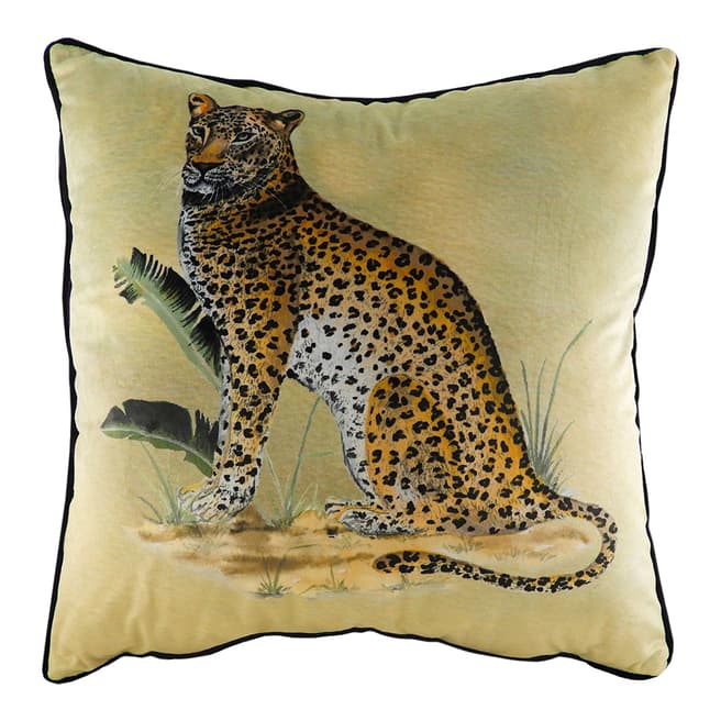 Evans Lichfield Kiable Leopard Filled Cushion, 50x50cm