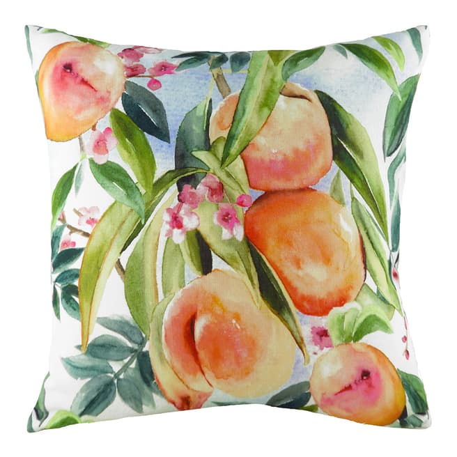 Evans Lichfield Peaches Filled Cushion, 43x43cm
