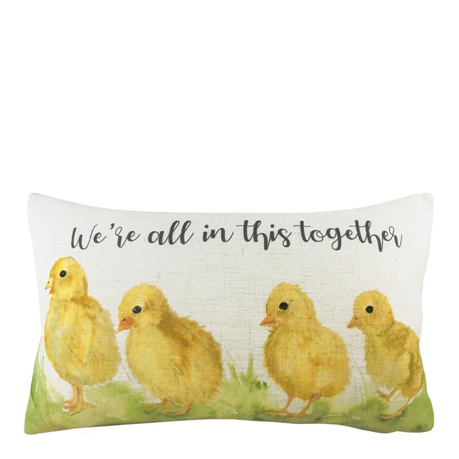 Evans Lichfield In This Together Filled Cushion, 30x50cm