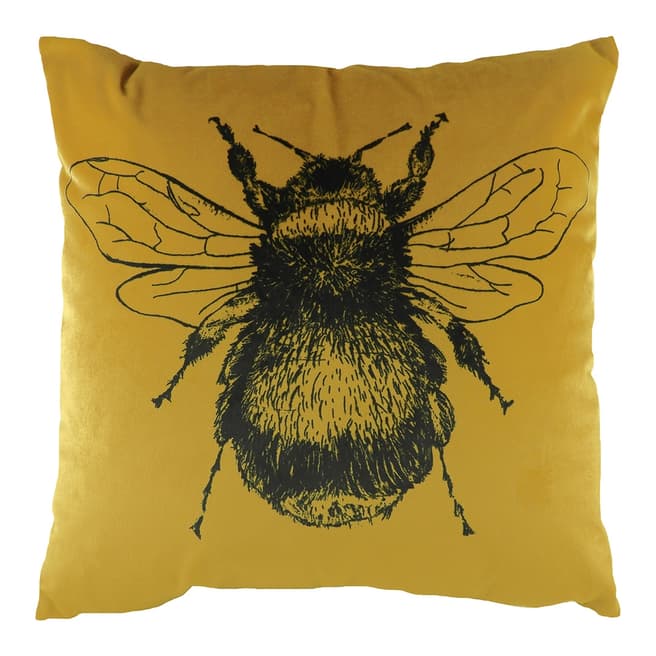 Evans Lichfield Gold Bee 43x43cm Cushion