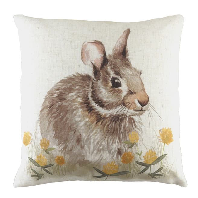 Evans Lichfield Woodland Hare Filled Cushion, 43x43cm
