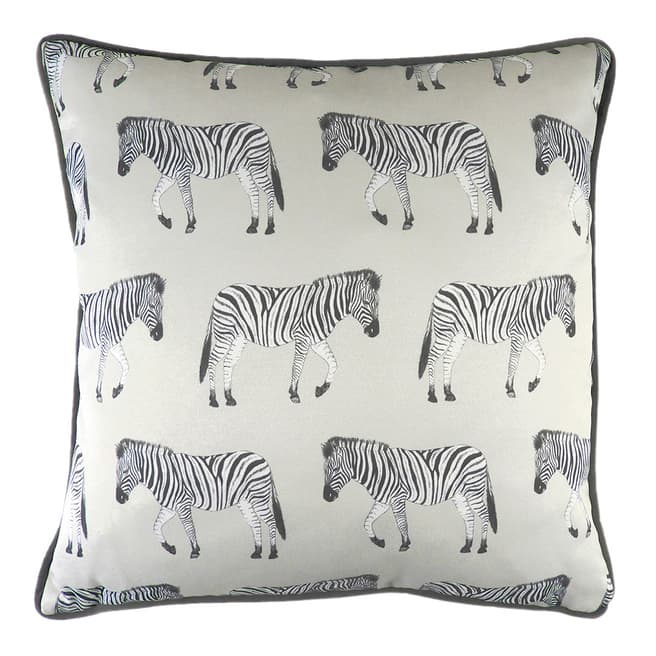 Evans Lichfield Safari Zebra Filled Cushion 43 x 43cm