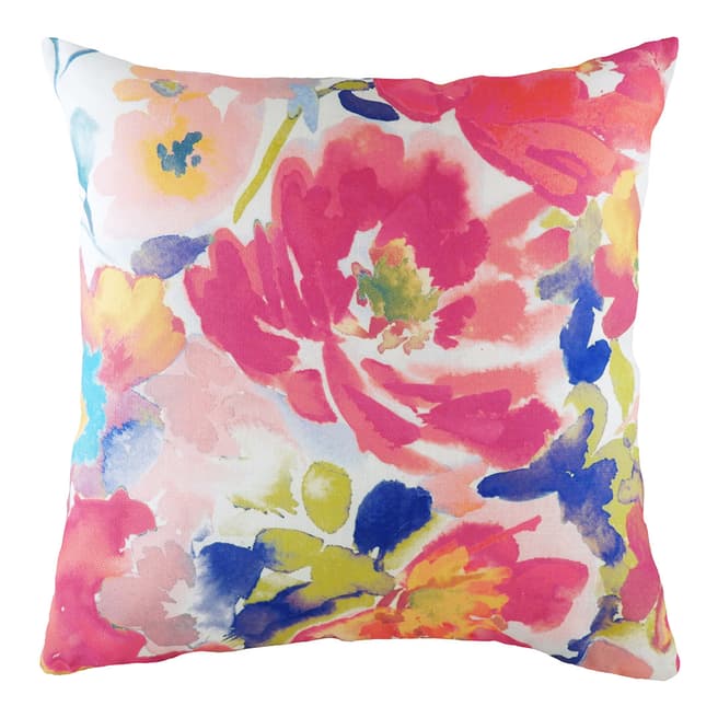 Evans Lichfield Aquarelle Floral 43x43cm Cushion