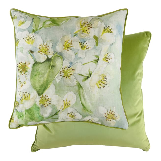 Evans Lichfield Blossoms Pear Filled Cushion, 43x43cm