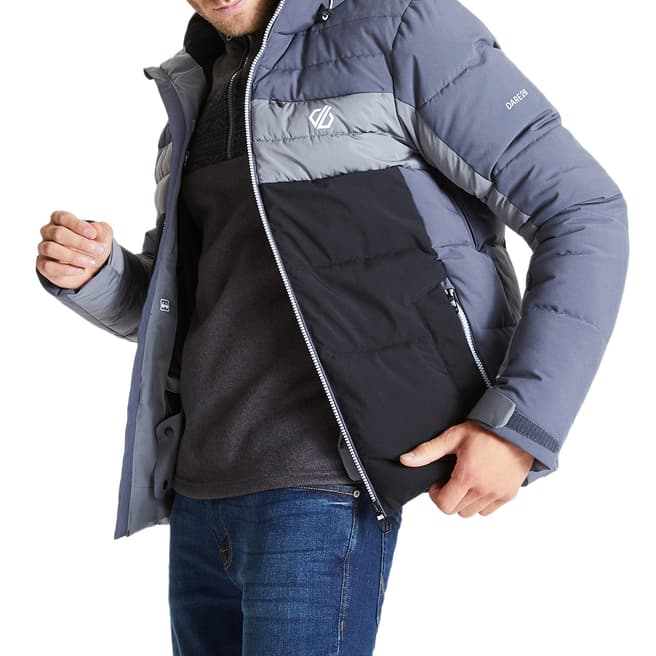 Dare2B Grey/Black Waterproof Insulated Jacket 