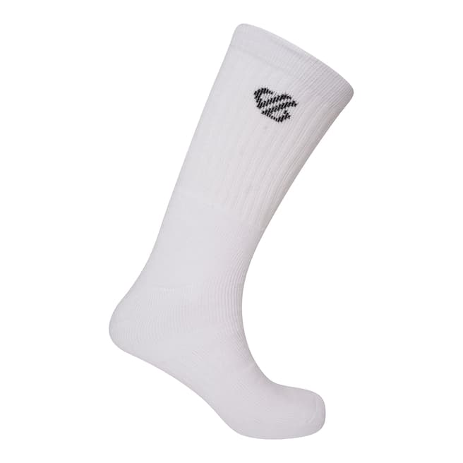 Dare2B Unisex White Sport Sock Pack