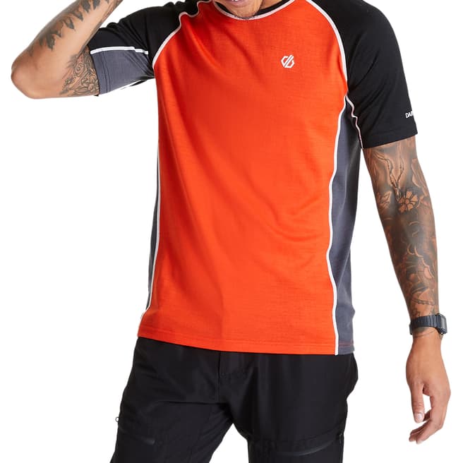 Dare2B Orange/Black Wool Blend T-Shirt