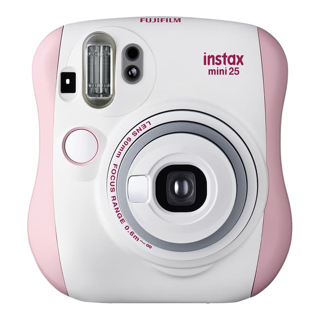 Instax Pink Mini 25 Camera with Pink Lemonade Film