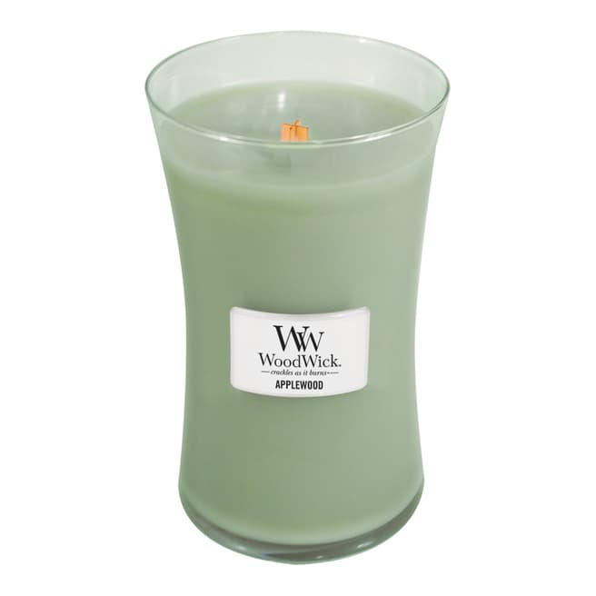Woodwick Large Hourglass Crackling Candle Applewood