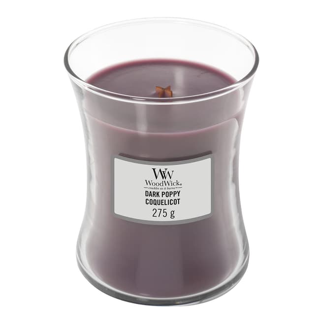 Woodwick Medium Jar Dark Poppy Candle