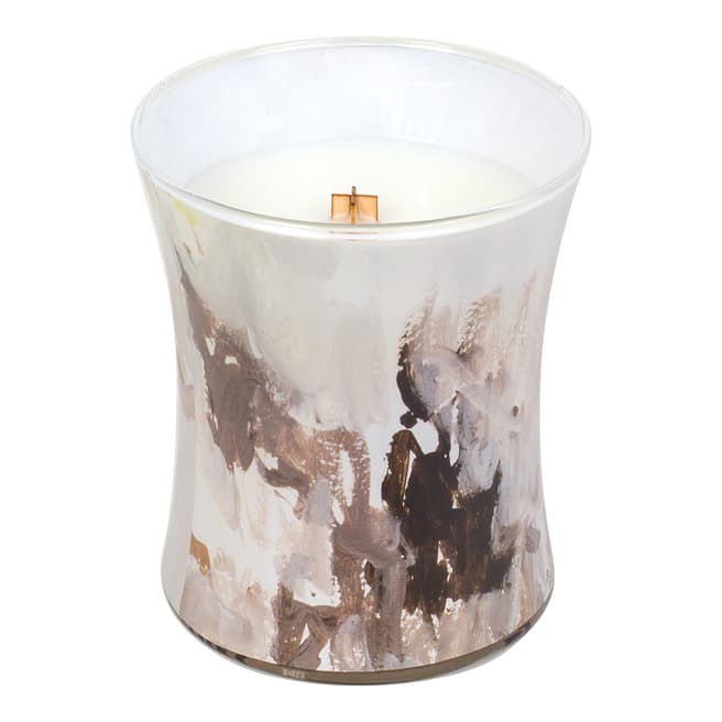 Woodwick Artisan Hourglass Crackling Candle Honey Tabac