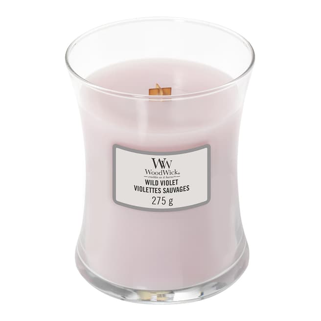 Woodwick Medium Jar Wild Violet Candle