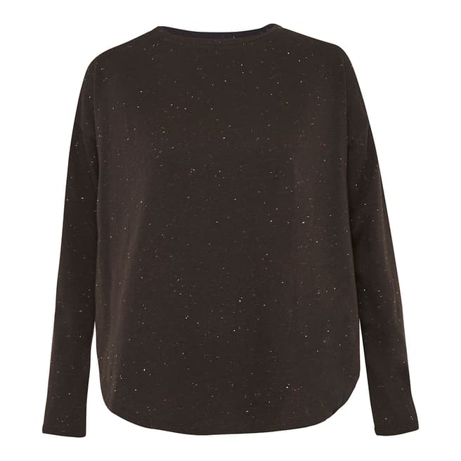 Great Plains Black Relaxed Long Sleeve Top