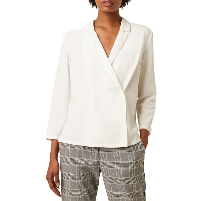 Great Plains Milk Everyday Luxe Wrap Shirt