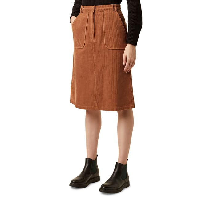 Great Plains Henna Varda Cord Midi Skirt