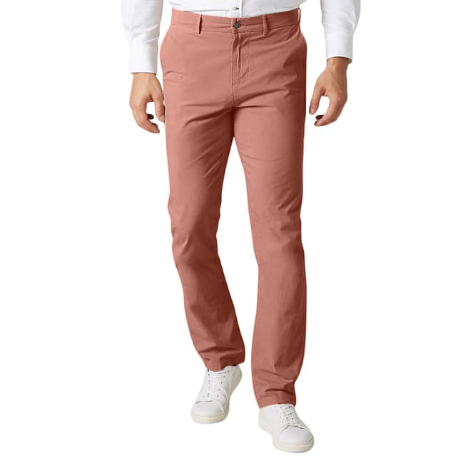 7 For All Mankind Soft Red Slimmy Stretch Chinos