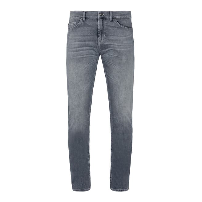7 For All Mankind Grey Ronnie Slim Stretch Jeans
