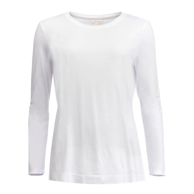 White Stuff White Brushed Layer Jersey T-Shirt