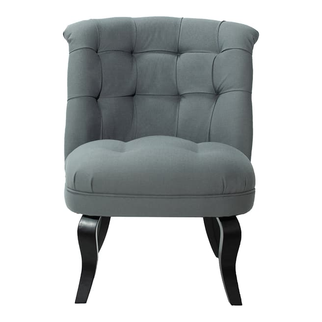 Home Boutique Grey Linen Boutique Belle Chair