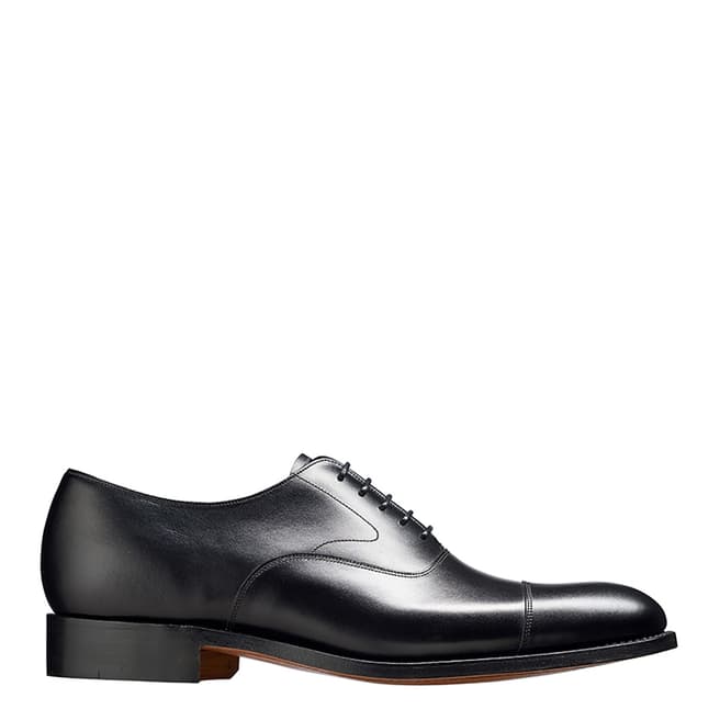 Barker Black Leather Malvern Oxford Shoe