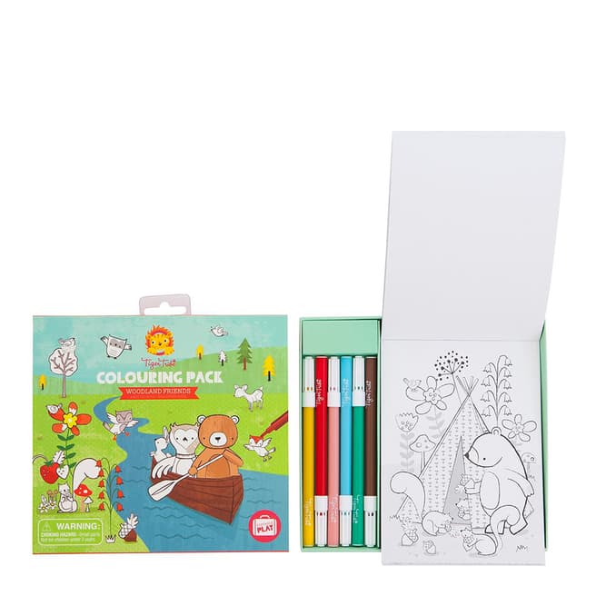 Tiger Tribe Colouring Pack / Woodland Friends