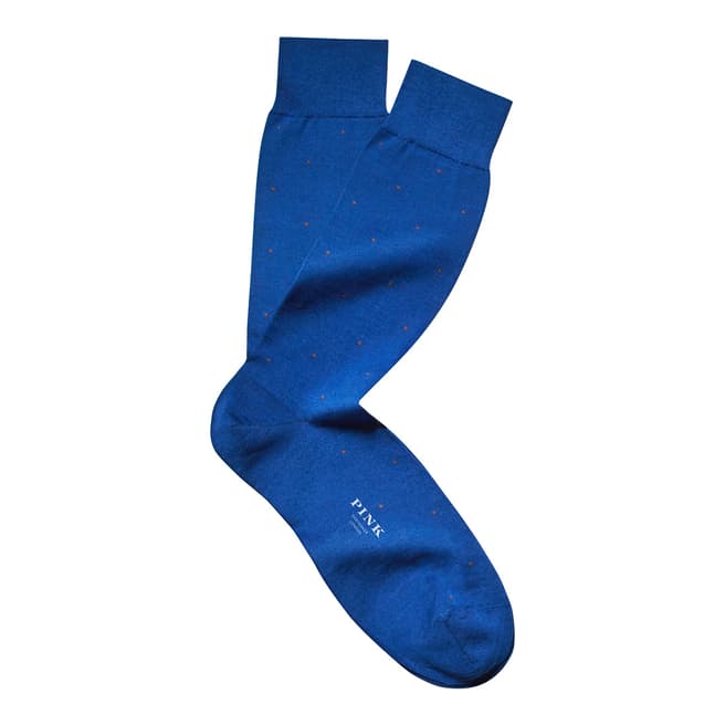 Thomas Pink Blue Polka Dot Socks