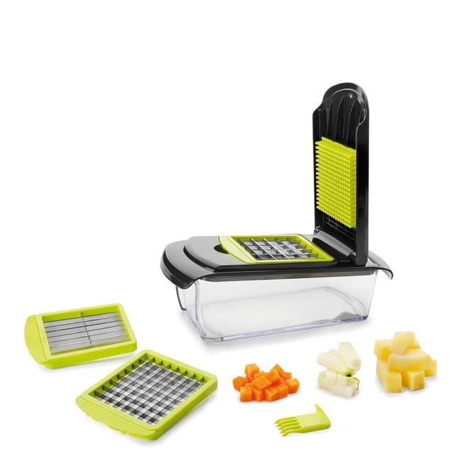 Lock & Lock VEGETABLE SLICER WITH 3 CUTTERS AND 1 CLEANER - STRIPS AND DICES 27X12