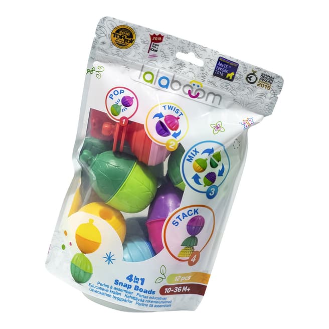 Lalaboom 12 Pieces Educational Beads