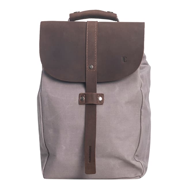 Forbes & Lewis Grey/Brown Littlehampton Backpack 