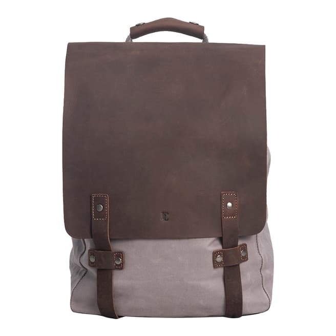 Forbes & Lewis Grey/Brown Devon Backpack