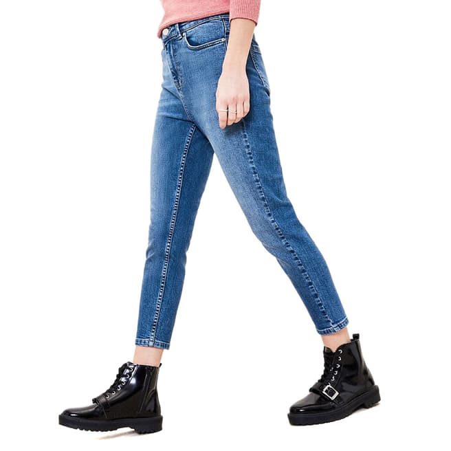 Oasis Blue Authentic Crop Annie Stretch Jeans