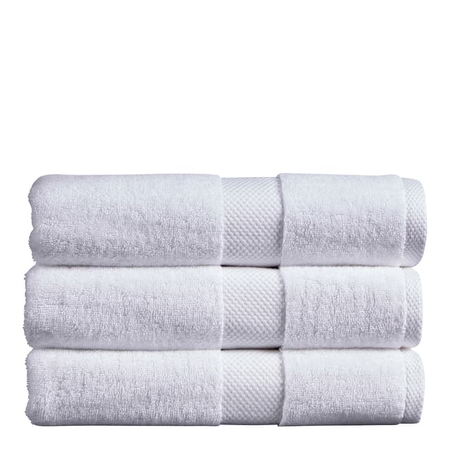 Christy Newton Pack of 6 Face Cloths, White