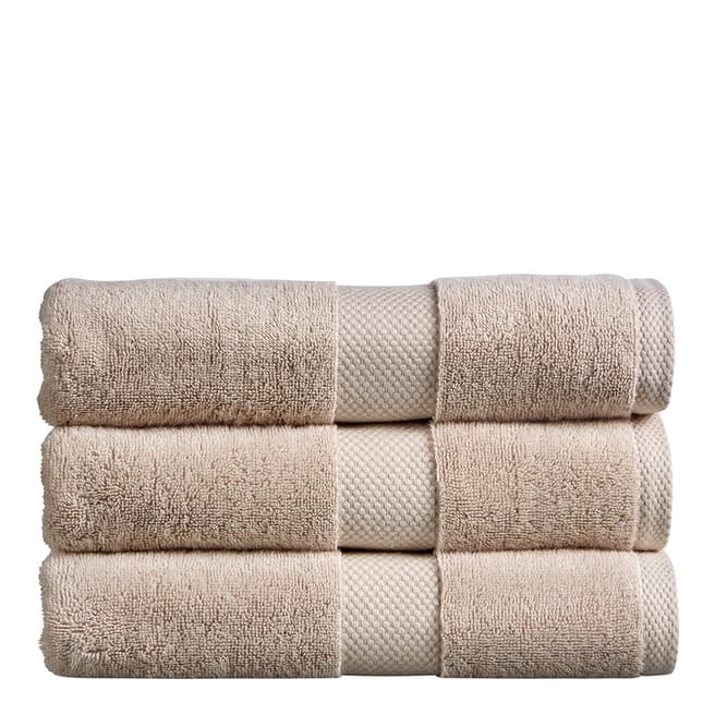 Christy Newton Pair of Hand Towels, Linen 