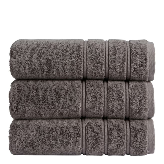 Christy Antalya Pair of Hand Towels, Storm