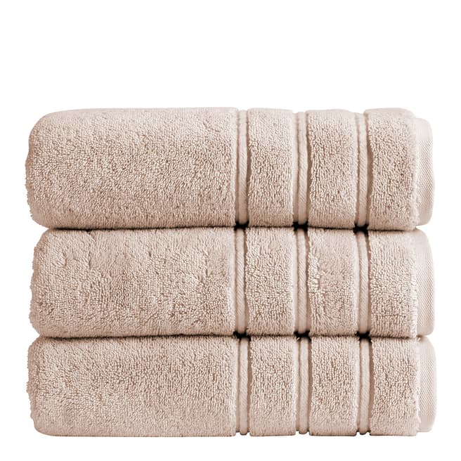 Christy Antalya Pair of Hand Towels, Pumice