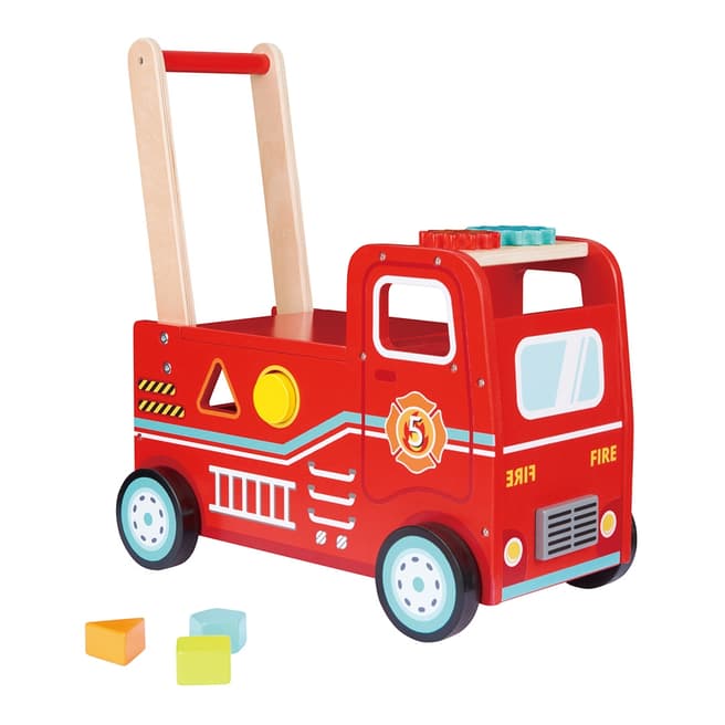 Lelin Toys Fire Engine Rider and Push