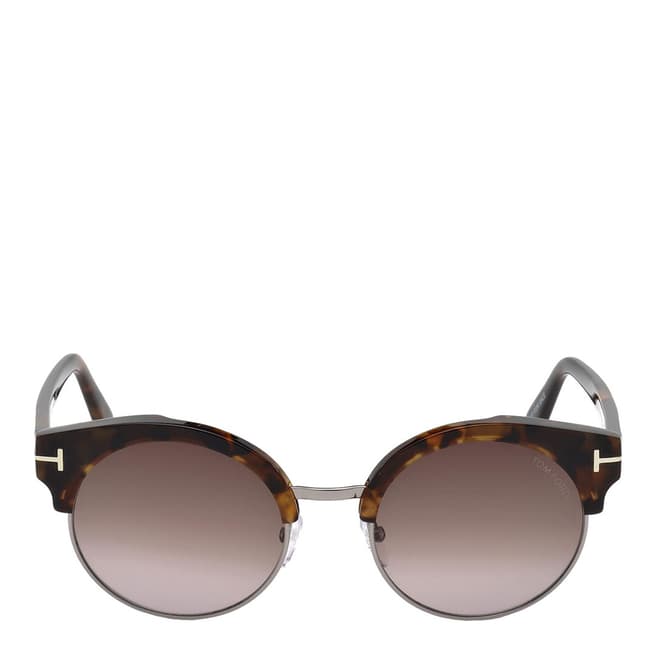 Tom Ford Women's Havana/Brown Tom Ford Sunglasses 54mm