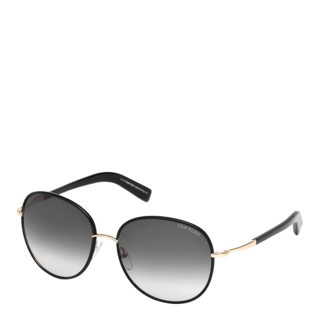 Tom Ford Women's Black/Grey Tom Ford Sunglasses 59mm
