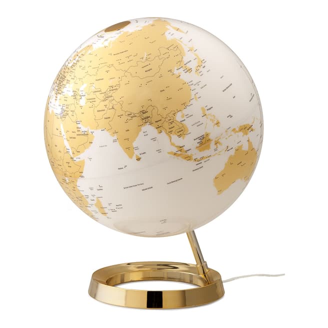 Atmosphere Globes 30cm Metal Gold Globe