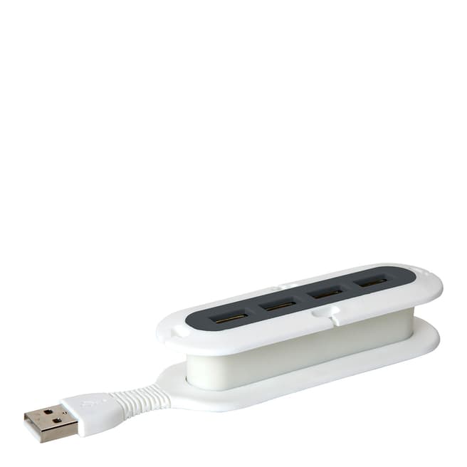 Quirky Grey Contort Flexible USB Hub