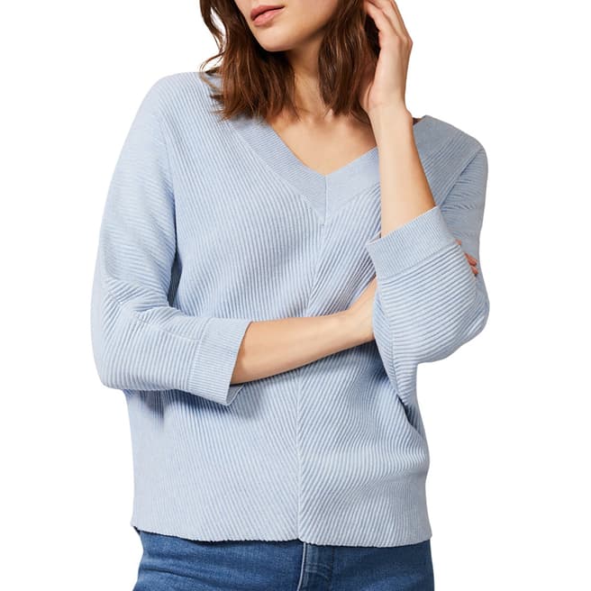Phase Eight Blue Rylie Ripple Jumper