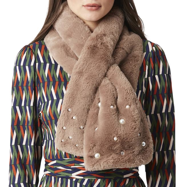 JayLey Collection Multi Faux Fur Scarf