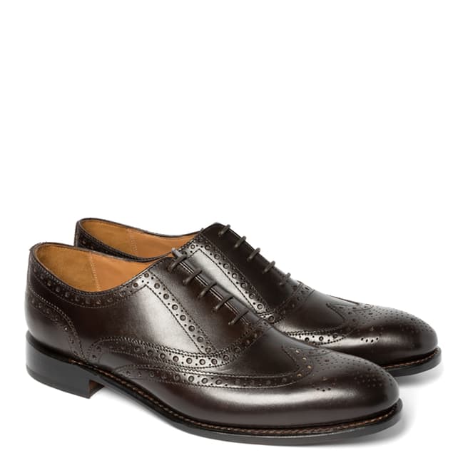 Chapman & Moore Chocolate Sussex Leather Oxford Shoes